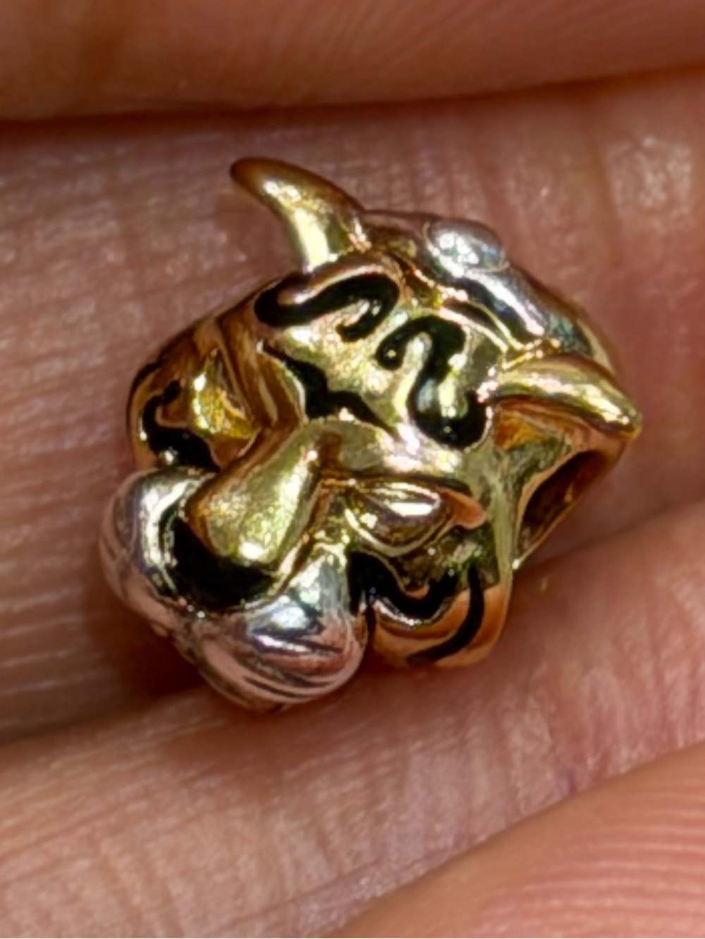 Authentic Pandora Disney Princess Jasmine Rajah Lab-grown Diamond Charm - Picture 3 of 5